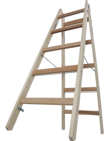 Krause Stabilo két oldalon járható fa létra 2x5...
