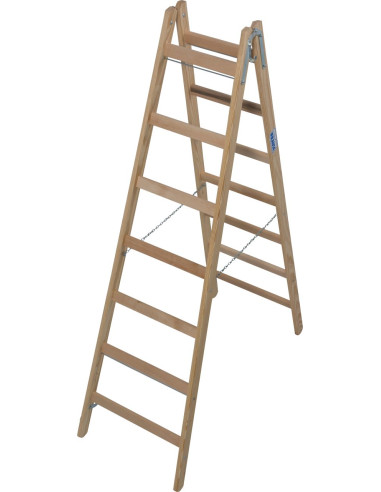 Krause Stabilo két oldalon járható fa létra 2x7...