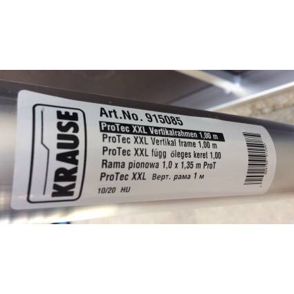 Krause - ProTec XXL gurulóállványokhoz függőleges keret 1 x 1,35 m - 915085