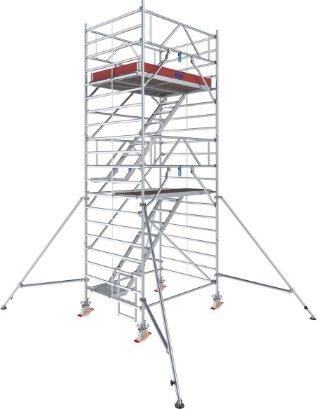 Stabilo gurulóállvány 5500-as sorozat LÉPCSŐS (2,00 m x 1,50 m) munkamagasság: 6,30 m
