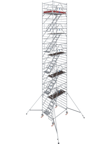 Stabilo gurulóállvány 5500-as sorozat LÉPCSŐS (2,00 m x 1,50 m) munkamagasság: 12,30 m