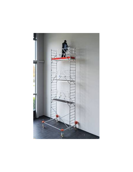 Krause Stabilo 100 gurulóállvány 10,5 m munkamagasság, 2,50 x 0,75 m - cikkszám: 774071