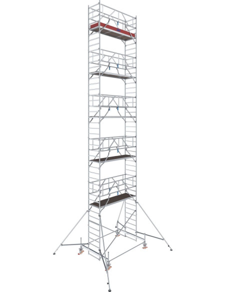 Krause Stabilo 100 gurulóállvány 12,5 m munkamagasság, 2,50 x 0,75 m - cikkszám: 774095