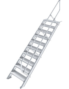 Krause ipari lépcső, 1x10,...