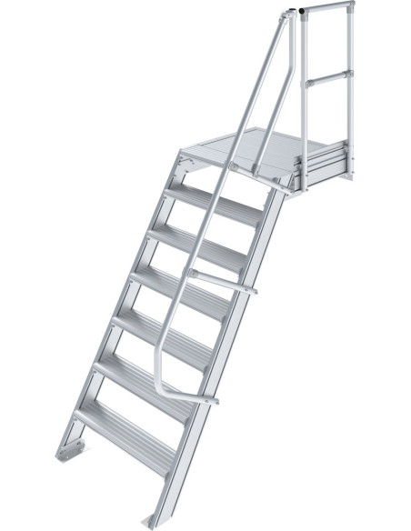 Krause Stabilo ipari dobogós lépcső 1x7, lépcsőfokok szélessége 600 mm, dőlésszög 60° - cikkszám: 824967