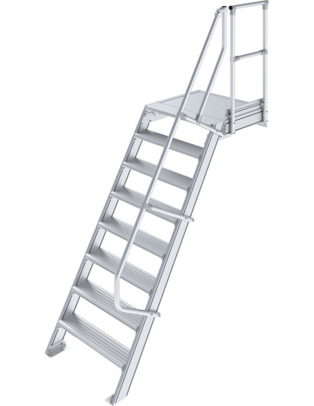 Krause Stabilo ipari dobogós lépcső 1x8, lépcsőfokok szélessége 600 mm, dőlésszög 60° - cikkszám: 824974