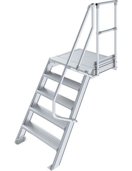 Krause Stabilo ipari dobogós lépcső 1x5, lépcsőfokok szélessége 800 mm, dőlésszög 60° - cikkszám: 825148
