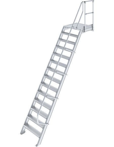 Krause Stabilo ipari dobogós lépcső 1x14, lépcsőfokok szélessége 800 mm, dőlésszög 60° - cikkszám: 825230