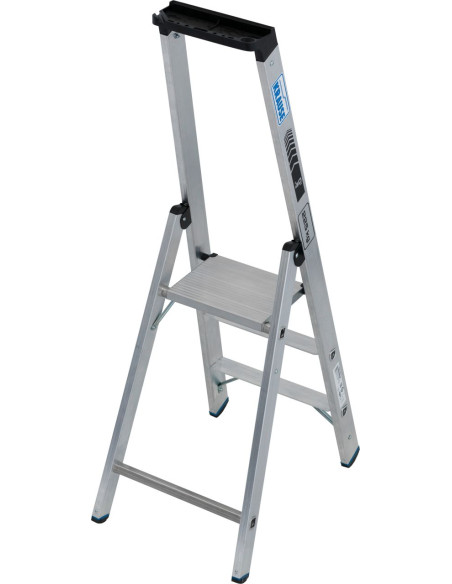 Krause Stabilo egy oldalon járható állólétra 1x3 lépcsőfokkal, magas kapaszkodóval, 225 kg-ig - cikkszám: 135018